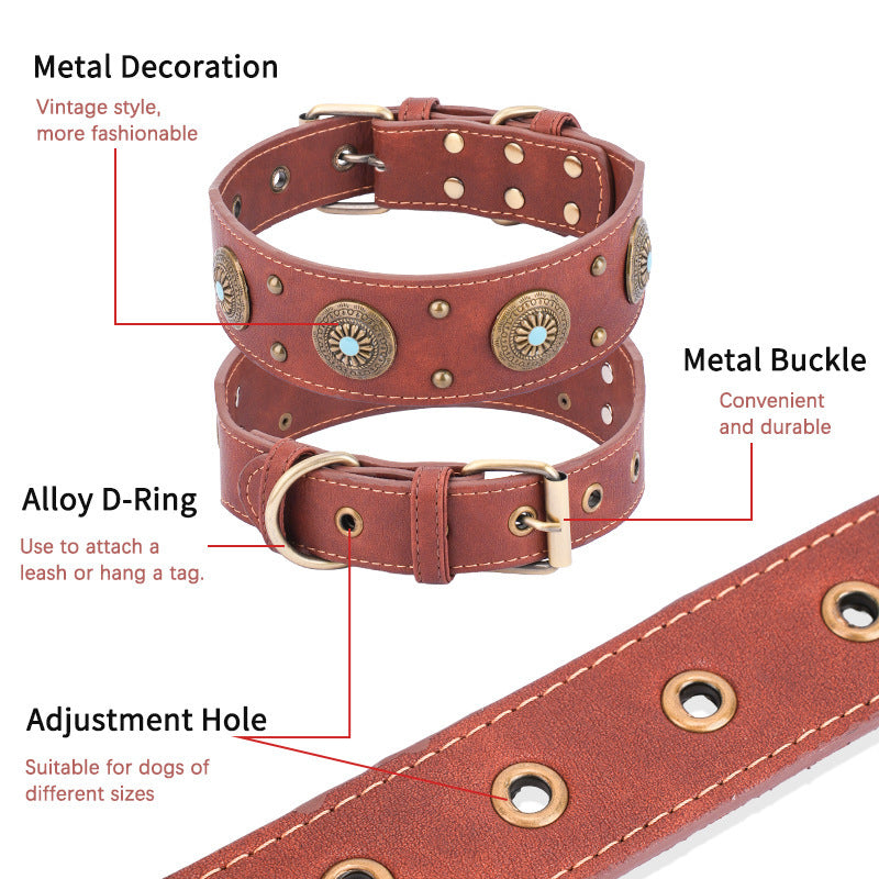 High-end Retro Leather For Dogs